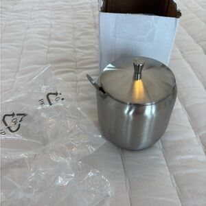 New Stainless Steel Seasoning Jar Kitchen Spice Spices Set- with spoon